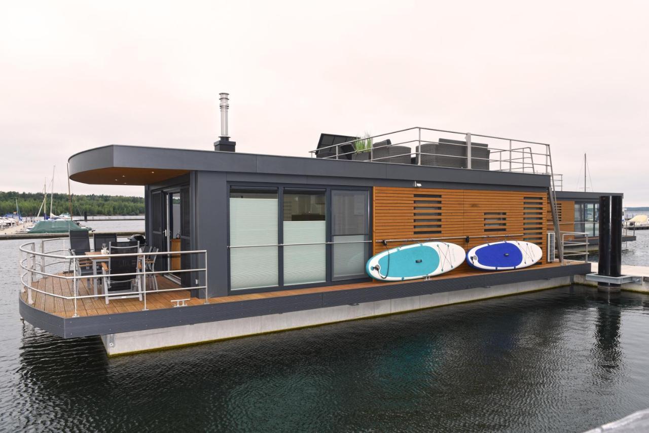 Hausboote Am Baerwalder See Traumhaus-Mieten Klitten Exterior foto